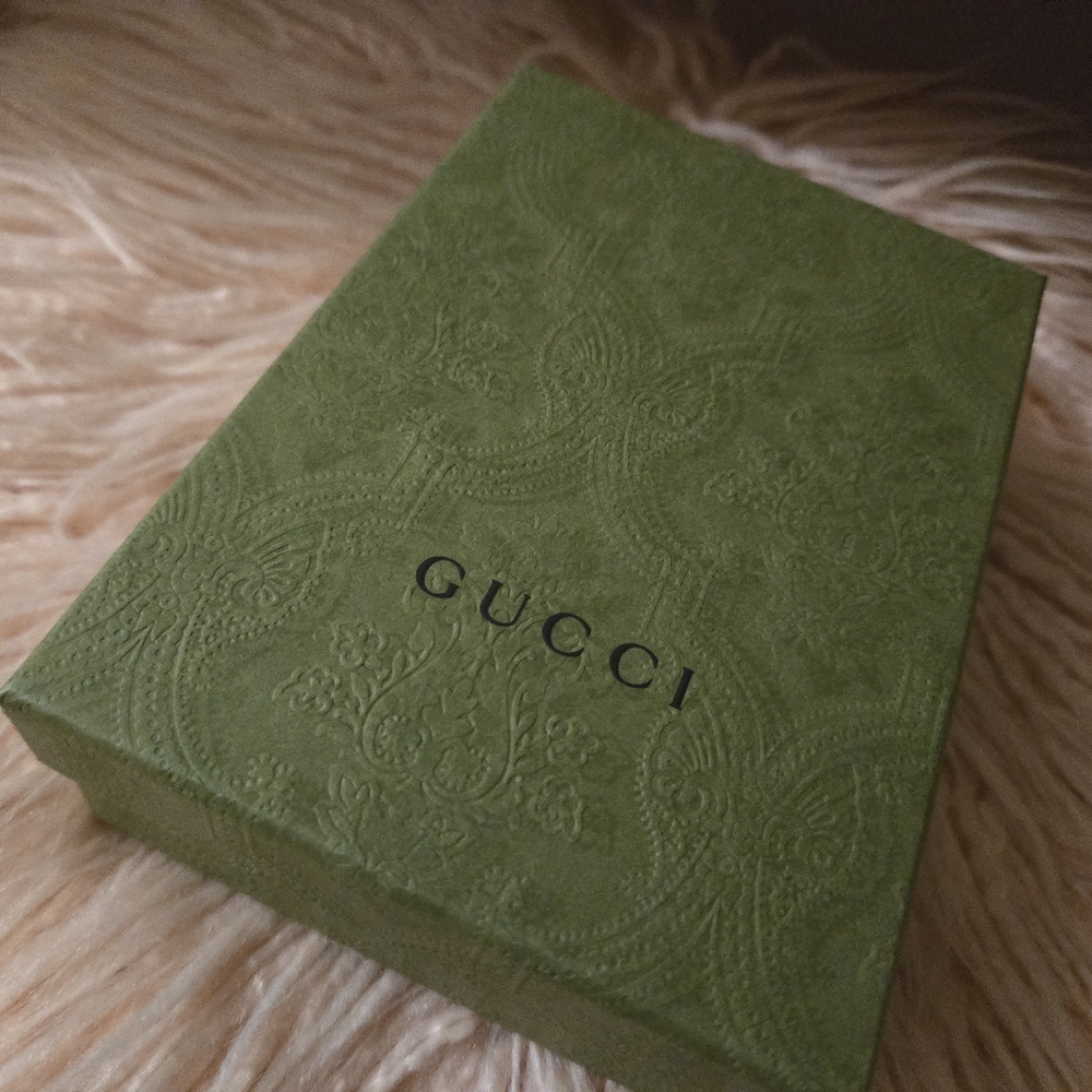 Gucci Brown Leather And GG Supreme Canvas Wallet with Coin Pocket - Picture 10 of 11